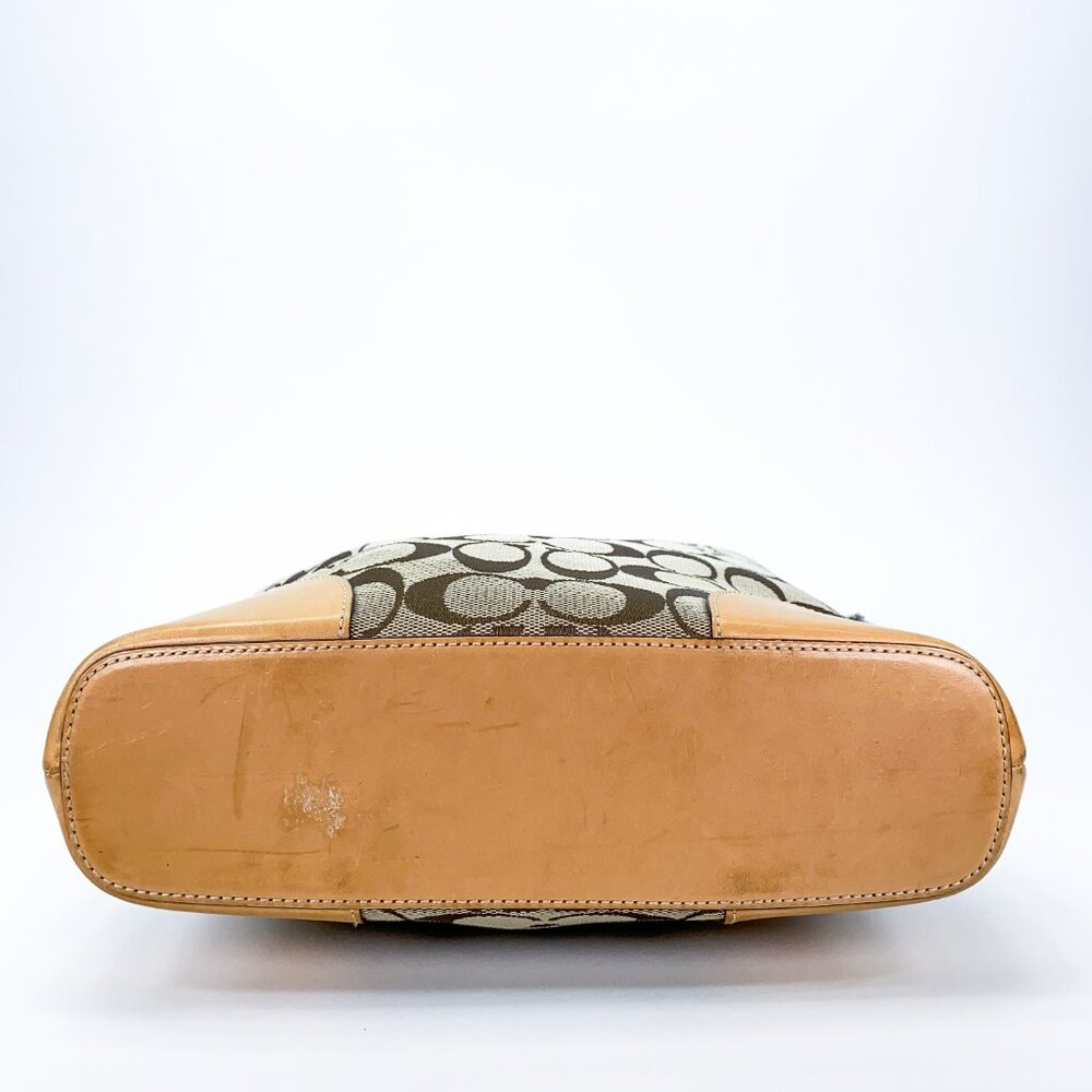 COACH Vintage Hobo Signature C Slim Crossbody Canvas Bag - C04K-6347 - Picture 5 of 14